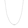 Thumbnail Image 0 of 1.4mm Figaro Chain Necklace in Solid 14K White Gold - 18”