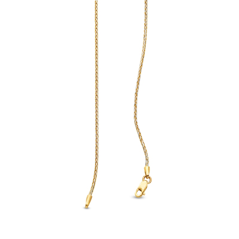 1.25mm Wheat Chain Necklace in Solid 14K Gold - 18"|Peoples Jewellers