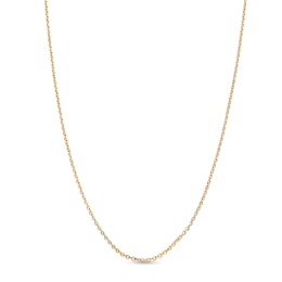 1.25mm Rolo Chain Necklace in Solid 10K Gold - 18&quot;