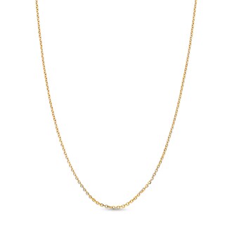 1.25mm Rolo Chain Necklace in Solid 10K Gold - 18"