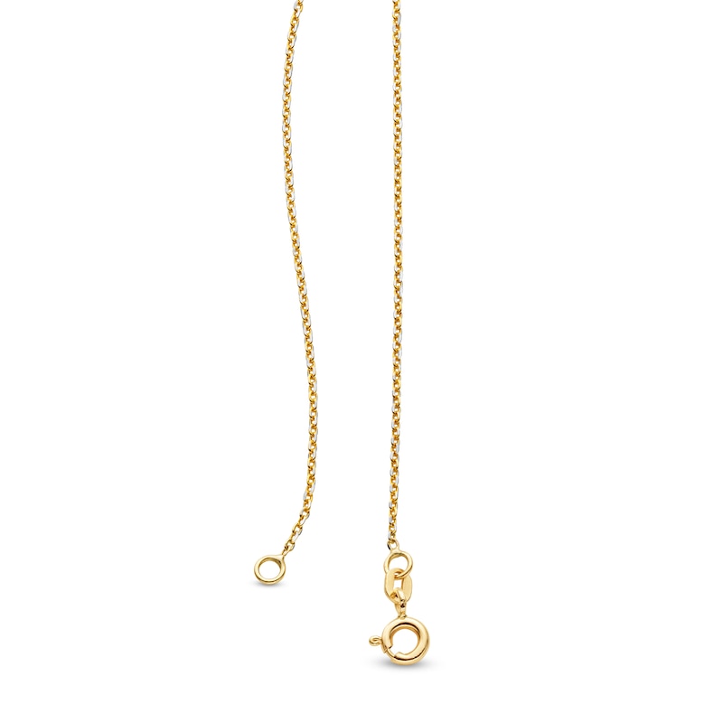 1.25mm Rolo Chain Necklace in Solid 10K Gold - 18"|Peoples Jewellers