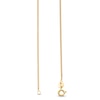 1.2mm Curb Chain Necklace in Solid 18K Gold - 18"