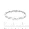 Thumbnail Image 3 of 10.00 CT. T.W. Pear-Shaped Certified Lab-Created Diamond Duos Bracelet in 10K White Gold (F/SI2)