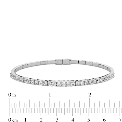 2.00 CT. T.W. Certified Lab-Created Diamond Bangle in 14K White Gold (F/SI2)