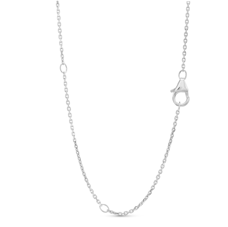 0.115 CT. T.W. Diamond "mom" Heart Necklace in Sterling Silver - 20"|Peoples Jewellers