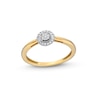 0.07 CT. T.W. Multi-Diamond Frame Promise Ring in 10K Gold