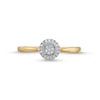 0.07 CT. T.W. Multi-Diamond Frame Promise Ring in 10K Gold