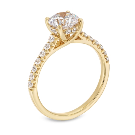 1.80 CT. T.W. Certified Lab-Created Diamond Engagement Ring in 14K Gold (F/VS2)