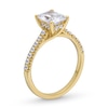 Thumbnail Image 2 of 1.80 CT. T.W. Radiant-Cut Certified Lab-Created Diamond Engagement Ring in 14K Gold (F/VS2)