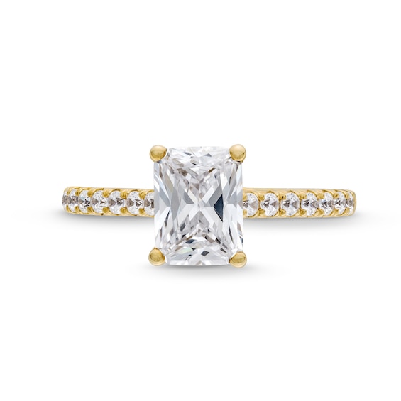 1.80 CT. T.W. Radiant-Cut Certified Lab-Created Diamond Engagement Ring in 14K Gold (F/VS2)