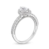 Thumbnail Image 2 of 1.00 CT. T.W. Pear-Shaped Diamond Frame Engagement Ring in 10K White Gold