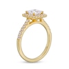 Thumbnail Image 2 of GIA-Graded Princess-Cut Centre Diamond 1.50 CT. T.W. Frame Engagement Ring in 14K Gold (F/SI2)