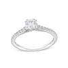 Thumbnail Image 0 of 0.69 CT. T.W. Diamond Double Prong Engagement Ring in 14K White Gold