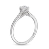 0.69 CT. T.W. Diamond Double Prong Engagement Ring in 14K White Gold