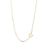 Thumbnail Image 2 of Diamond Accent "MOM" Heart Station Necklace in 10K Gold