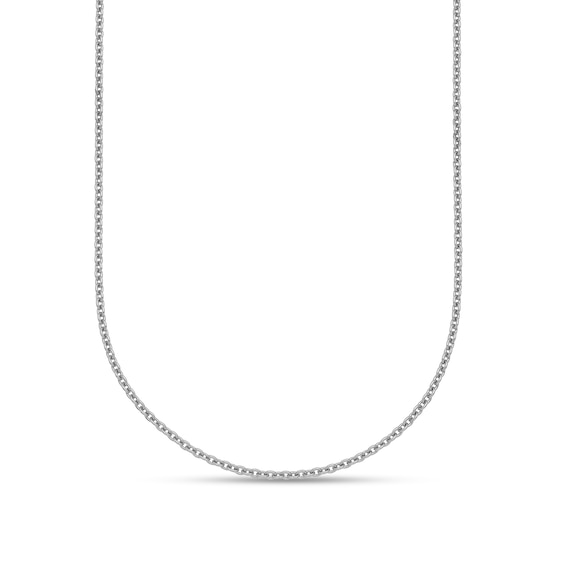 1.6mm Cable Chain Necklace in Solid Platinum