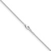 1.6mm Cable Chain Necklace in Solid Platinum