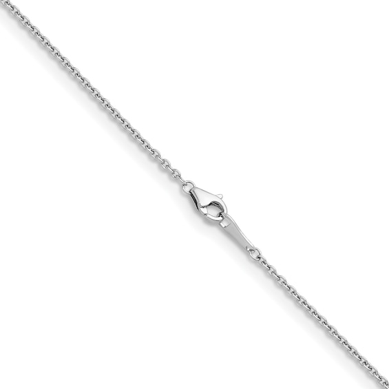 1.6mm Cable Chain Necklace in Solid Platinum