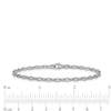 Thumbnail Image 2 of 3.0mm Cable Chain Bracelet in Solid Platinum - 7.25"