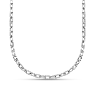 3.3mm Cable Chain Necklace in Solid Platinum