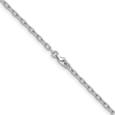 3.3mm Cable Chain Necklace in Solid Platinum