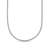 Thumbnail Image 0 of 2.2mm Rope Chain Necklace in Solid Platinum - 16"