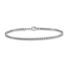 2.5mm Curb Chain Bracelet in Solid Platinum - 7.5"