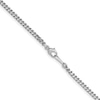 Thumbnail Image 1 of 2.5mm Curb Chain Necklace in Solid Platinum - 18"