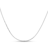 1.5mm Box Chain Necklace in Solid Platinum