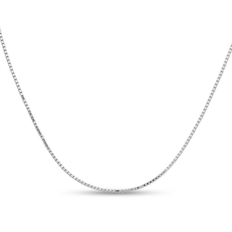 Main Image 1 of 1.5mm Box Chain Necklace in Solid Platinum - 20&quot;