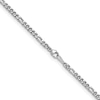 Thumbnail Image 1 of 3.2mm Figaro Chain Necklace in Solid Platinum - 20"