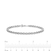 Thumbnail Image 2 of 3.4mm Rolo Chain Bracelet in Solid Platinum - 7.5"