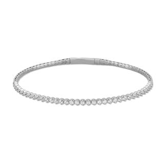 CT. T.W. Diamond Flexible Bangle in 10K Gold