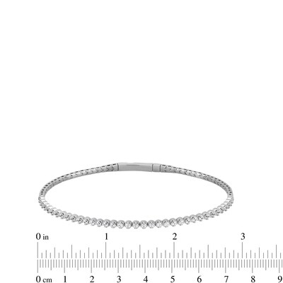 CT. T.W. Diamond Flexible Bangle in 10K Gold