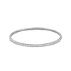 Thumbnail Image 0 of 1.00 CT. T.W. Diamond Flexible Bangle in 10K White Gold - 7.25”