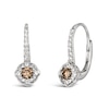 Le Vian® 0.48 CT. T.W. Chocolate Diamond® and Nude Diamond™ Frame Drop Earrings in 14K Vanilla Gold®