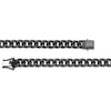 Thumbnail Image 3 of Vera Wang Men 4.45 CT. T.W. Black Diamond Curb Chain Necklace in Sterling Silver with Black Ruthenium - 20&quot;