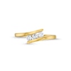 Thumbnail Image 4 of 0.30 CT. T.W. Diamond Trio Bypass Ring in 10K Gold