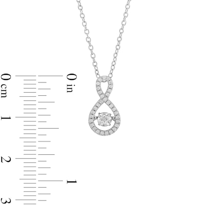 Unstoppable Love™ 0.15 CT. T.W. Diamond Infinity Pendant in Sterling Silver