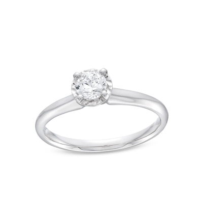 CT. Diamond Miracle Solitaire Engagement Ring in 14K Gold (J/I3