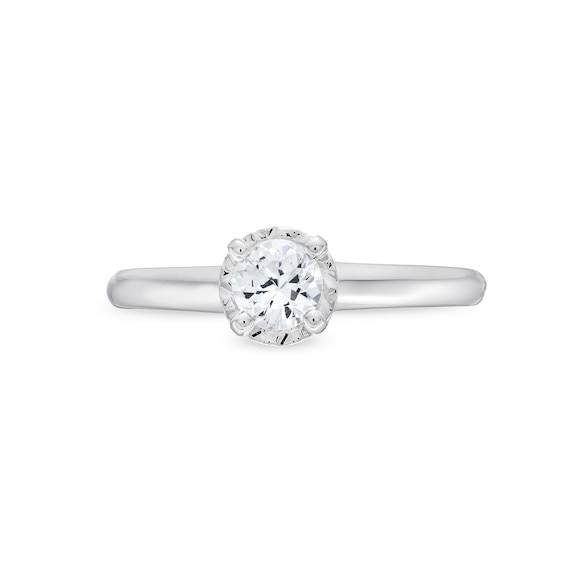 CT. Diamond Miracle Solitaire Engagement Ring in 14K Gold (J/I3