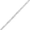 0.30 CT. T.W. Diamond Twist Link Bracelet in Sterling Silver