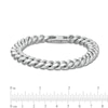 Thumbnail Image 3 of Previously Owned - Diamond-Cut 10.7mm Cuban Curb Chain Bracelet in Solid Sterling Silver  - 8.5"