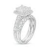 Thumbnail Image 1 of Previously Owned - 2.00 CT. T.W. Quad Princess-Cut Diamond Frame Bridal Set in 14K White Gold