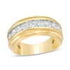 Thumbnail Image 1 of Previously Owned - Men's 1.23 CT. T.W. Diamond Anniversary Band in 10K Gold