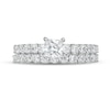 Thumbnail Image 3 of Previously Owned - 1.50 CT. T.W. Princess-Cut Diamond Bridal Set in 14K White Gold