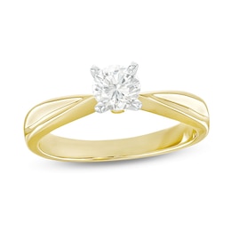 Previously Owned - 0.50 CT. Diamond Solitaire Engagement Ring in 14K Gold (J/I1)