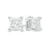 Thumbnail Image 0 of Previously Owned - 1.50 CT. T.W. Princess-Cut Diamond Solitaire Stud Earrings in 14K White Gold (J/I2)