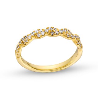 Previously Owned - Circle of Gratitude® Collection 0.25 CT. T.W. Diamond Braided Band in 10K Gold