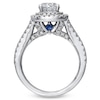 Thumbnail Image 1 of Previously Owned - Vera Wang Love Collection 1.95 CT. T.W. Diamond Frame Split Shank Engagement Ring in 14K White Gold